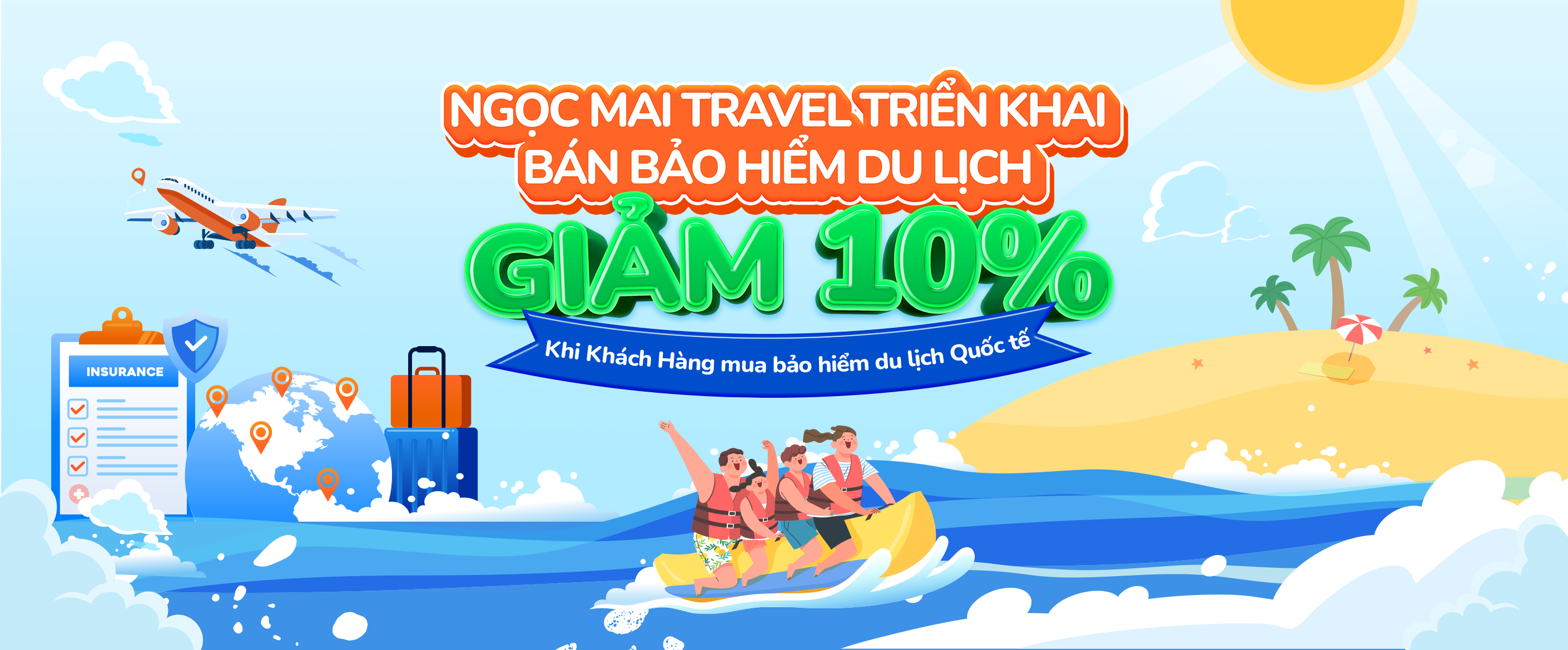 Ngọc Mai Travel triển khai bán bảo hiểm du lịch