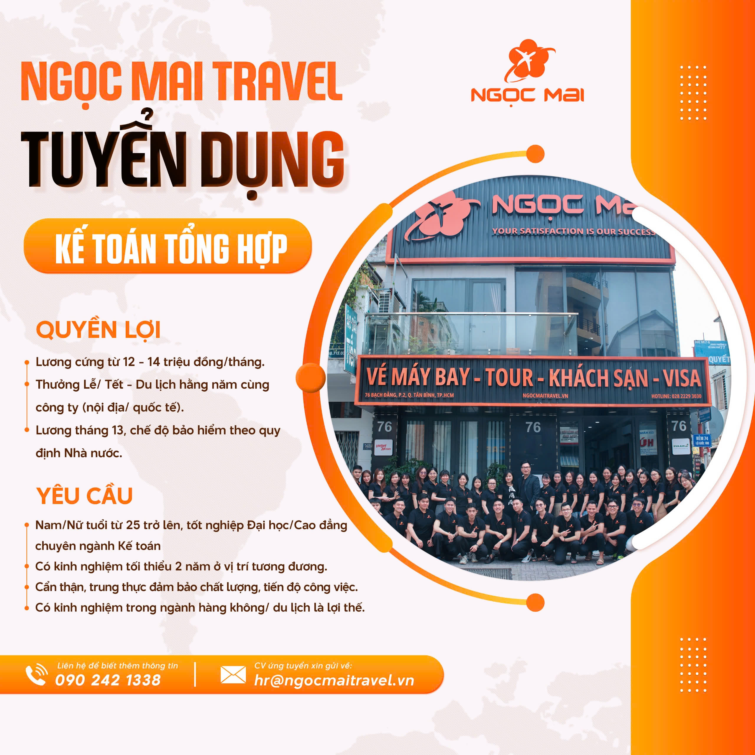 Tuyển Dụng Nhân Viên Kế Toán Tổng Hợp